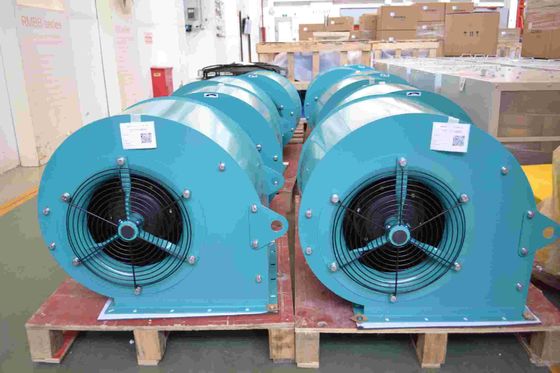 Single Phase 4 Pole Inlet Centrifugal Fan With 200mm Blade Compressor Industry